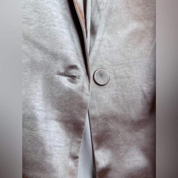 Lulu's Taupe Satin Oversized Blazer - NWT, very oversized - Picture 7 of 9